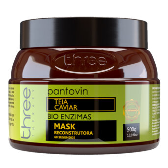 Three Therapy Pantovin Teia Caviar Maska po nanoplastii, odbudowująca włosy 500ml