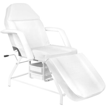 Activ 557A Fotel kosmetyczny biały z kuwetami