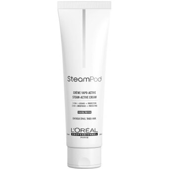 Loreal SteamPod Active Cream Krem ochronny i wygładzający, włosy grube 150ml