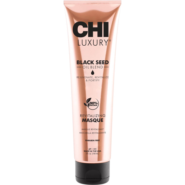 CHI Luxury Black Seed Maska nawilżająca do włosów z olejkiem z czarnuszki 148ml