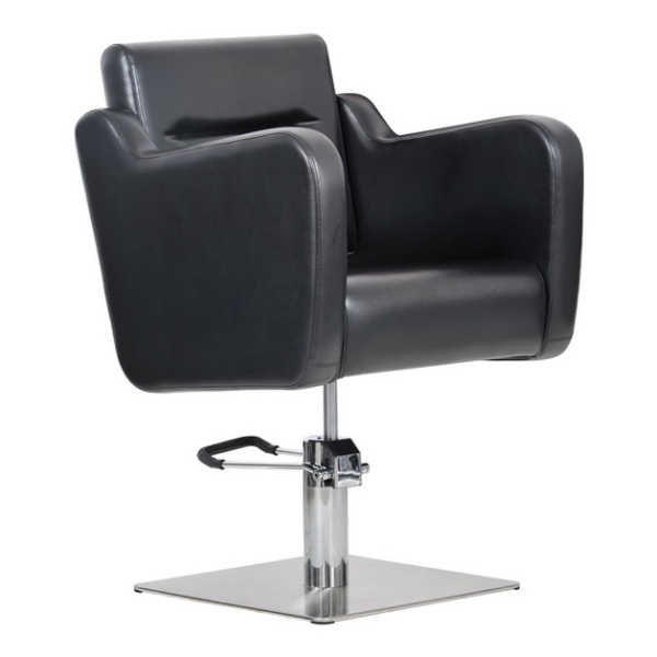 Italpro Lux fotel fryzjerski czarny dostępny w 48h