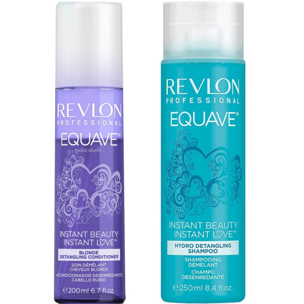 Revlon EQ Perfect Blond Duo zestaw do włosów blond szampon 250ml plus odżywka 250ml