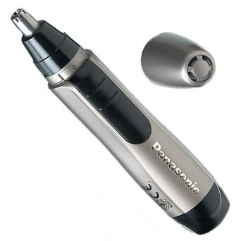 Panasonic ER412N mini trymer do usuwania włosów z uszu oraz nosa.
