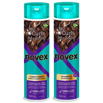 Novex My Curls - zestaw do włosów kręconych, szampon 300ml i odżywka 300ml