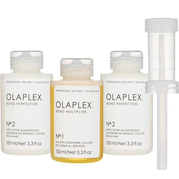 Olaplex No.1 No.2 + No.2 Traveling Stylist Kit Zestaw do regeneracji włosów 3x100ml