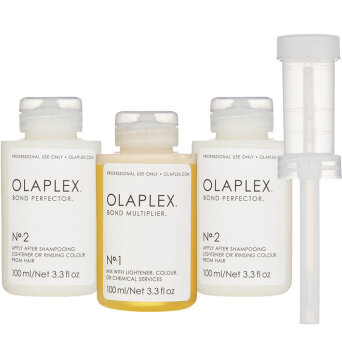 Olaplex No.1 No.2 + No.2 Traveling Stylist Kit Zestaw do regeneracji włosów 3x100ml