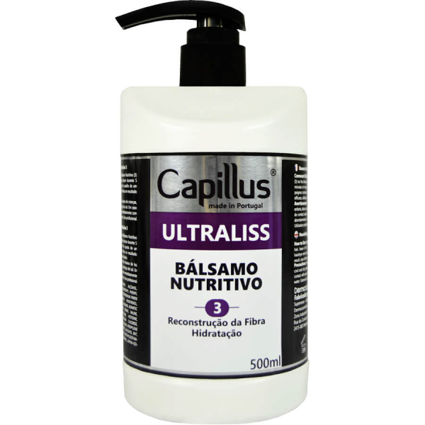 Capillus Ultraliss 3 Balsam nawilżający do włosów z keratyną 500ml