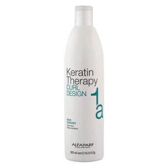 Alfaparf Keratin Therapy Curl Design 1a Fluid ondulujący do tworzenia loków i fal 500ml