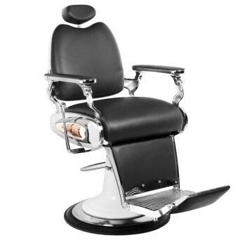 Gabbiano Moto Style Fotel barberski czarny dostępny w 48H