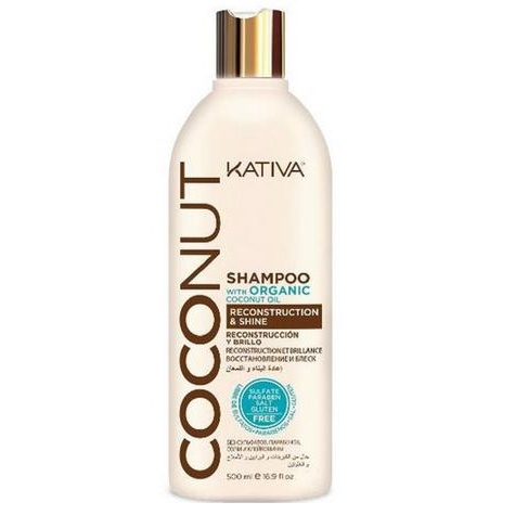 Kativa COCONUT OIL Szampon kokosowy odbudowujący nadaje połysku 500ml