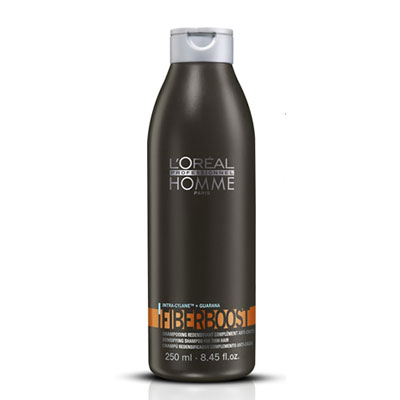 Loreal Homme Fiberboost szampon dla mężczyzn przywracający objętość włosom cienkim 250ml