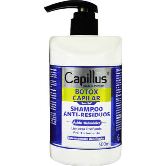 Capillus Botox Capilar Szampon oczyszczający do włosów z kwasem hialuronowym 500ml