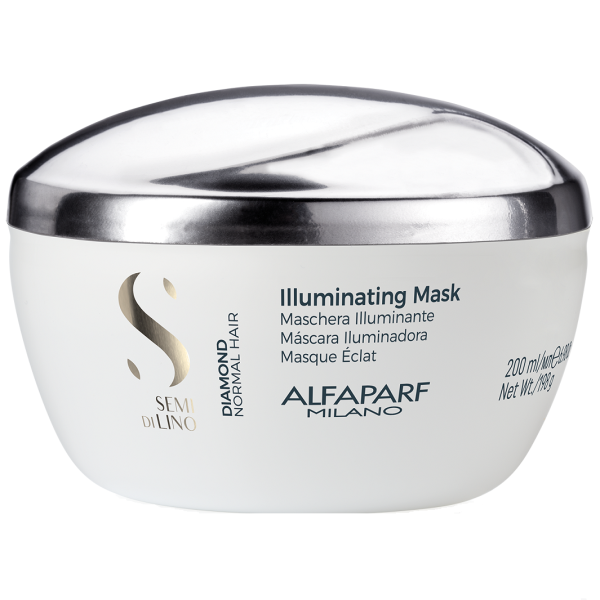 Alfaparf Semi Di Lino DIAMOND maska rozświetlająca do włosów normalnych 200ml