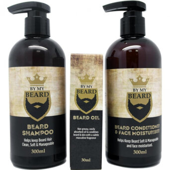 By My Beard Zestaw do brody szampon, odżywka i olejek