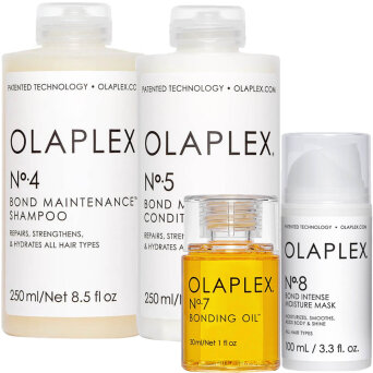 Olaplex No.4 / No.5 / No.7 / No.8 - zestaw do regeneracji włosów szampon 250ml, odżywka 250ml, olejek 30ml i maska 100ml