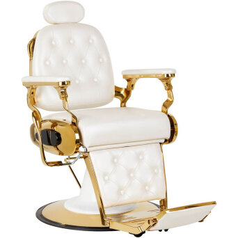 Gabbiano Francesco Gold Fotel barberski złoto-biały dostępny w 48h
