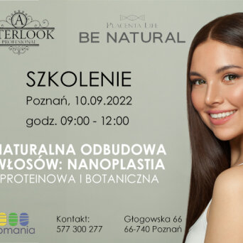 Szkolenie: odbudowa włosów - nanoplastia proteinowa i botaniczna - Poznań 10-09-2022
