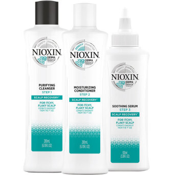 Nioxin Scalp Recovery zestaw przeciwłupieżowy szampon 200ml, odżywka 200ml, serum 100ml