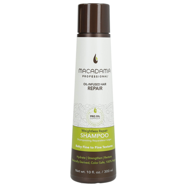 Macadamia Weightless Oil-Infused Hair Repair Szampon nawilżający do włosów cienkich 300ml