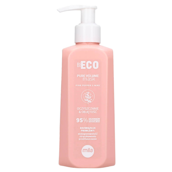 Mila Professional Be Eco Pure Volume, maska do włosów oczyszczanie i objętość 250ml