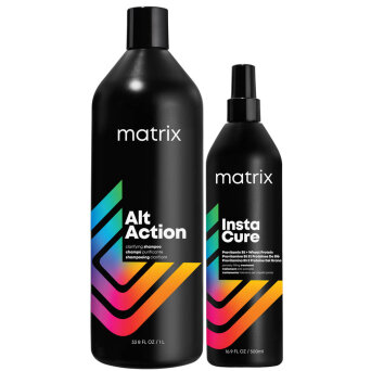 Matrix Pro Backbar - zestaw przygotowujący do koloryzacji szampon 1000ml i spray 500ml
