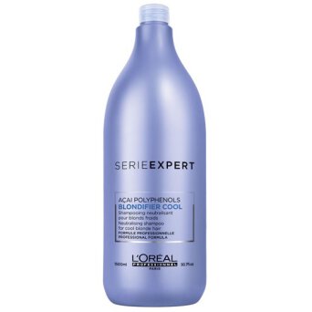 Loreal Blondifier Cool szampon ochładzający kolor włosów blond 1500ml