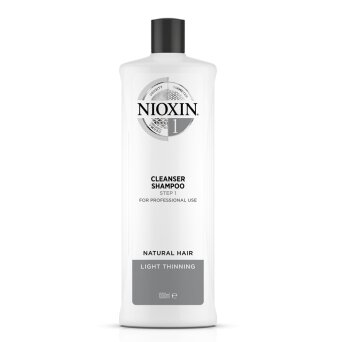 Nioxin System 2 Szampon do włosów naturalnych przeciw wypadaniu 1000ml