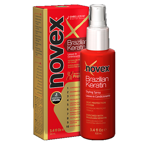 Novex Brazilian Keratin Spray Leave-in 100ml