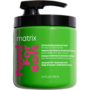 Matrix Total Results Food For Soft Maska nawilżająca do włosów suchych i porowatych z kwasem hialuronowym 500ml