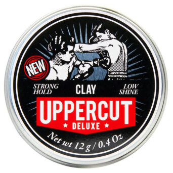 Uppercut Deluxe Clay, glinka do włosów o mocnym chwycie i naturalnym wykończeniu 12g