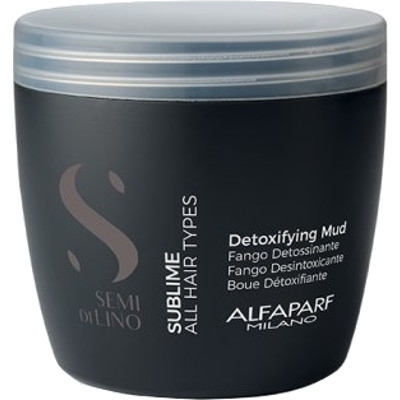 Alfaparf Semi Di Lino SUBLIME Maska błotna detoksykująca do każdego rodzaju włosów 500ml