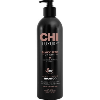 CHI Luxury Black Seed Szampon nawilżający do włosów z olejkiem z czarnuszki 739ml