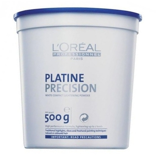 Loreal Platine Precision puder do częściowej dekoloryzacji włosów, pasemka i balejaże 500g