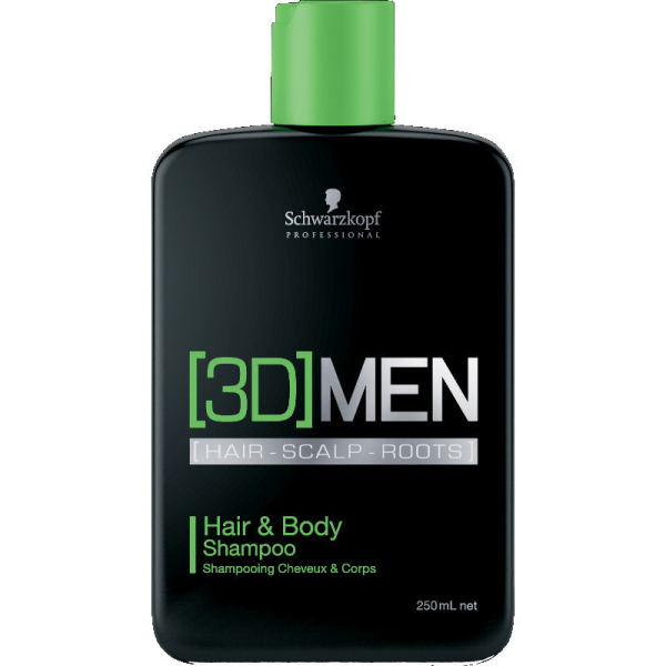 chwarzkopf 3D Men Hair&Body szampon do włosów i ciała 250ml