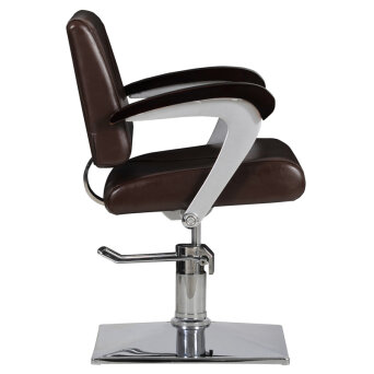 Italpro Kubik fotel fryzjerski brązowy dostępny w 48h