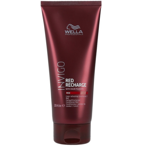 Wella INVIGO Red Recharge Red odżywka do włosów farbowanych, cienkich i normalnych 200ml