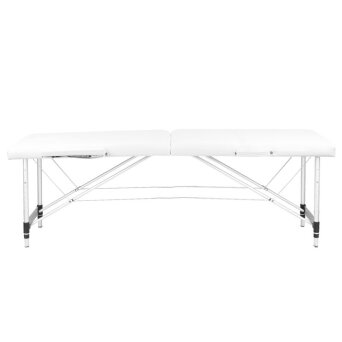 Activ Komfort 2 Stół składany do masażu (aluminiowy), segmentowy biały