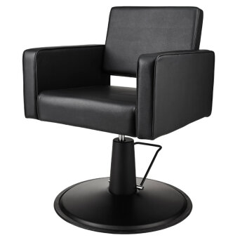 Super Salon MIAMI Fotel fryzjerski czarny dostępny w 48H