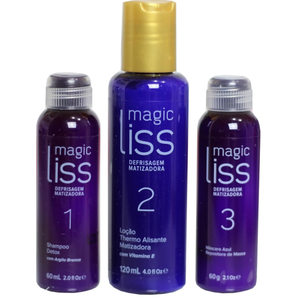 Embelleze Magic Liss Mattifying Straightening Kit zestaw do trwałego prostowania włosów jasnych i blond