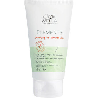 Wella Elements Purifying Glinka oczyszczająca przed szamponem, do tłustej skóry głowy 70ml