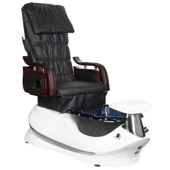 Activ AS-261 Pedicure SPA Fotel kosmetyczny czarno-biały z funkcją masażu
