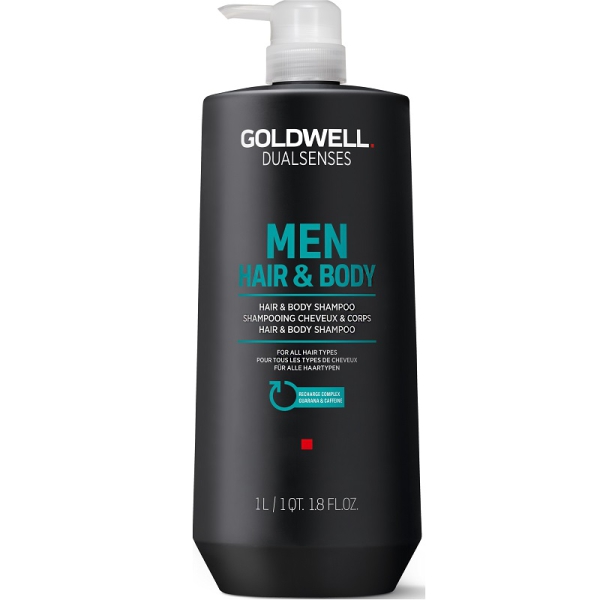 Goldwell Dualsenses For Men Hair & Body szampon do włosów i ciała dla mężczyzn 1000ml