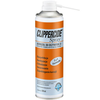 Clippercide Spray do dezynfekcji maszynek, brzytw, nożyczek i grzebieni 500ml