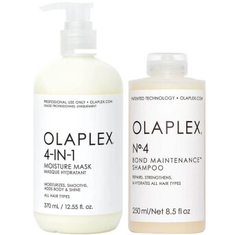 Olaplex No.4 / 4-in-1 - zestaw do regeneracji włosów szampon 250ml i maska 370ml