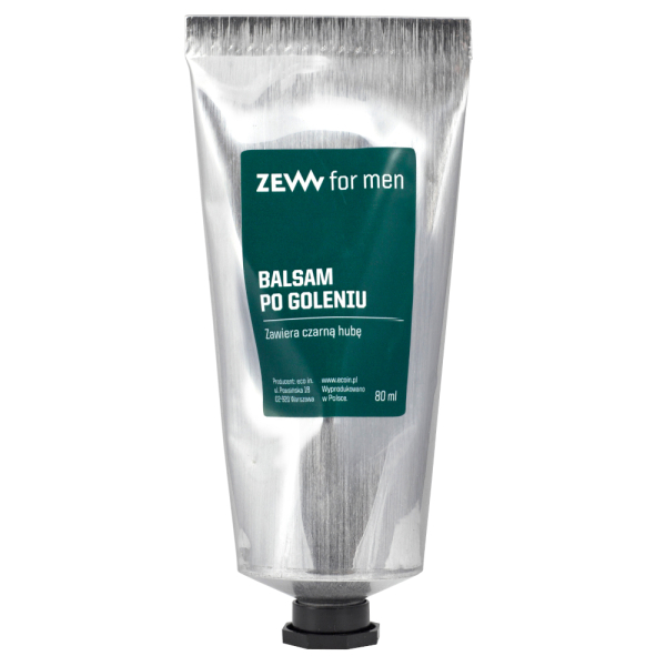 ZEW for men Balsam po goleniu z czarną hubą łagodzący 80ml