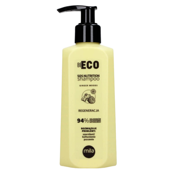 Mila Professional Be Eco SOS Nutrition, szampon regeneracyjny do włosów 250ml
