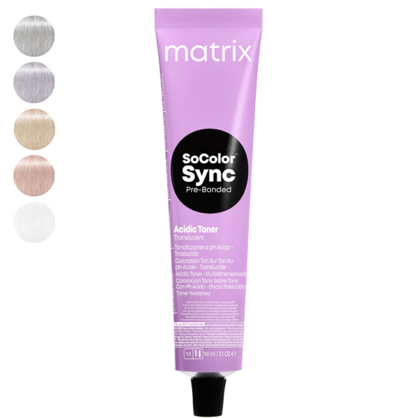 Matrix SoColor Sync Pre-bonded, toner kwasowy opalizujący do włosów 90ml
