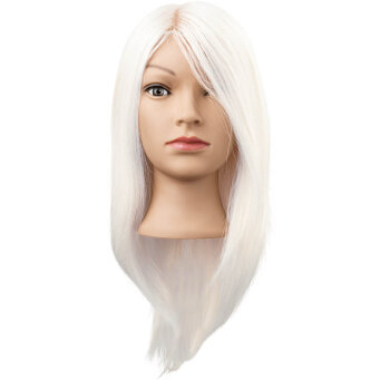 Efalock Professional Stella Główka fryzjerska 35cm biała, sierść zwierzęca