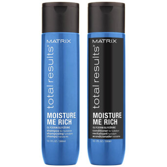 Matrix Total Results Moisture Me Rich - zestaw nawilżający do włosów suchych i uwrażliwionych, szampon 300ml i odżywka 300ml